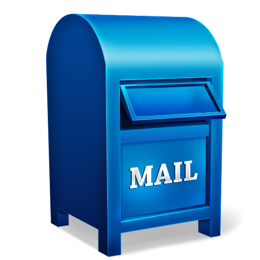 blue mailbox