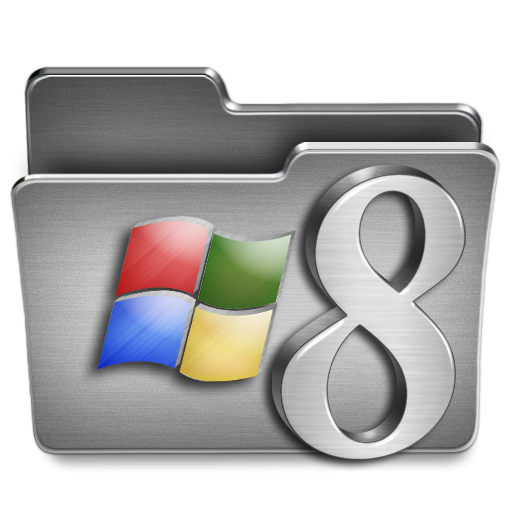 Windows 8 Steel Folder Icon, PNG ClipArt Image | IconBug.com