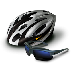 Cycling Helmet And Glasses Icon Png Clipart Image Iconbug Com