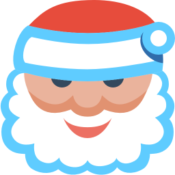 Simple Christmas Santa Face Icon Png Clipart Image Iconbug Com