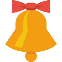 Simple Christmas Christmas Bell Icon Png Clipart Image Iconbug Com