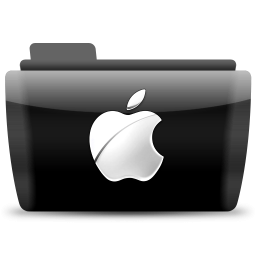 black folder icon mac
