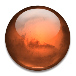 Planet Mars Icon Png Clipart Image Iconbug Com