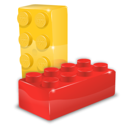 yellow lego brick png