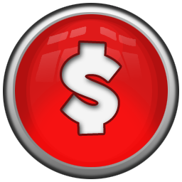 Red Dollar Sign Icon Png Clipart Image Iconbug Com