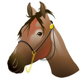 Brown Horse Icon Png Clipart Image Iconbug Com