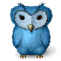 Blue Barn Owl Icon Png Clipart Image Iconbug Com