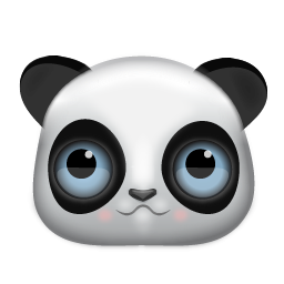 Panda Face Icon Png Clipart Image Iconbug Com