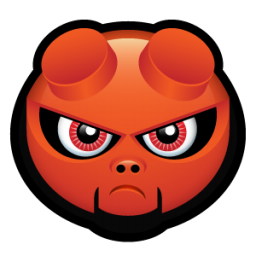 Angry Hell Boy Icon Png Clipart Image Iconbug Com