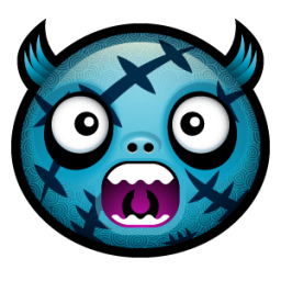 Blue Monster Icon Png Clipart Image Iconbug Com