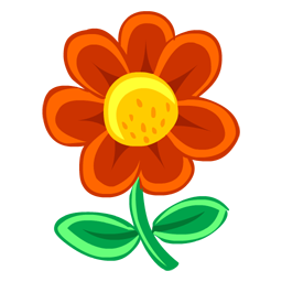 Red Flower Drawing Icon Png Clipart Image Iconbug Com