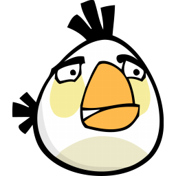 White Angry Bird Icon Png Clipart Image Iconbug Com