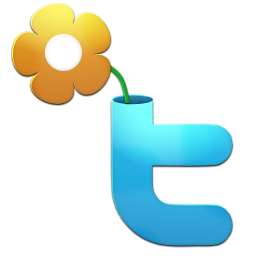 Twitter Flower Icon Png Clipart Image Iconbug Com