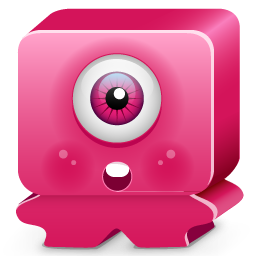 Pink Monster Icon Png Clipart Image Iconbug Com