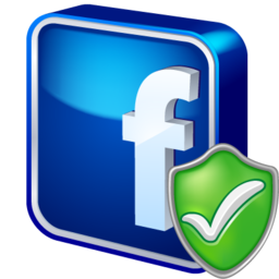 facebook logo vector in check