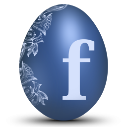 Facebook Blue Egg Icon Png Clipart Image Iconbug Com