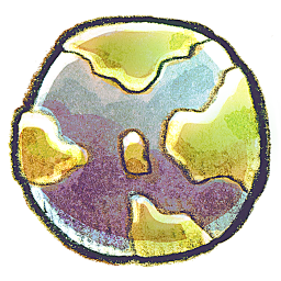 Crayon Earth Icon Png Clipart Image Iconbug Com