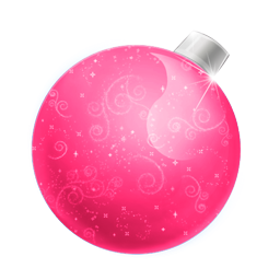 Christmas Pink Ball Icon Png Clipart Image Iconbug Com