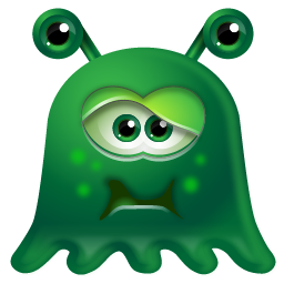 Sick Green Monster Icon Png Clipart Image Iconbug Com