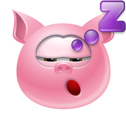 Sleeping Pig Icon Png Clipart Image Iconbug Com