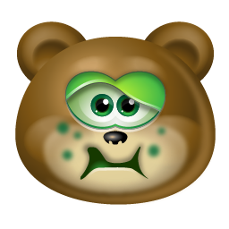 Sick Bear Icon Png Clipart Image Iconbug Com