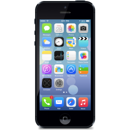 Iphone 5 Phone Icon Png Clipart Image Iconbug Com