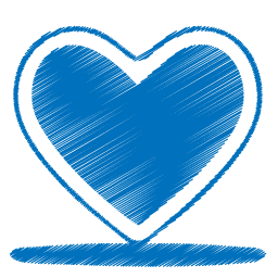 light blue heart clip art