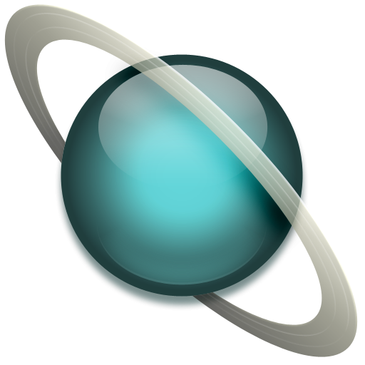 planet uranus transparent