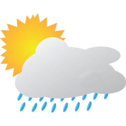 Sunny With Some Rains Icon, PNG ClipArt Image | IconBug.com