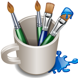 Cup And Brushes Icon, PNG ClipArt Image | IconBug.com